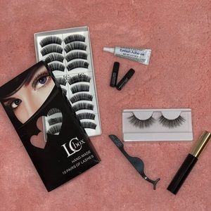Kit magnetic eyeliner with magnetic eyeslashes